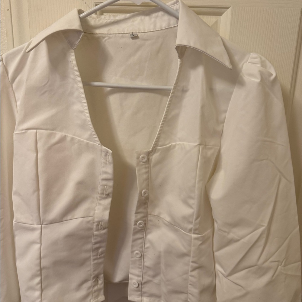 White Button-Up